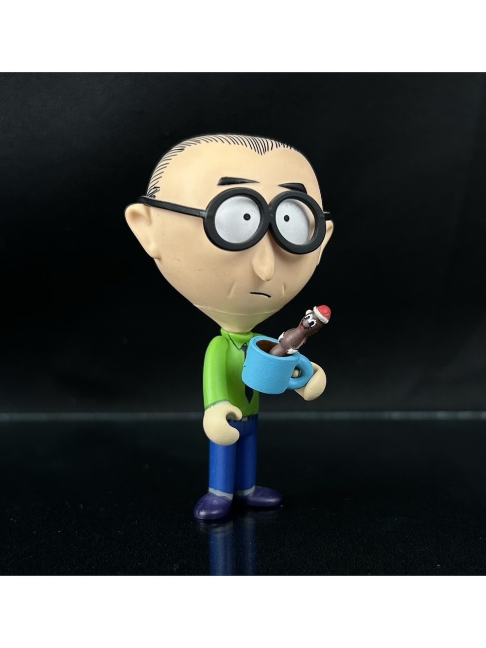 South Park Kidrobot Mini Series 1 Mr Mackey with Mr Hankey & Coffee Cup